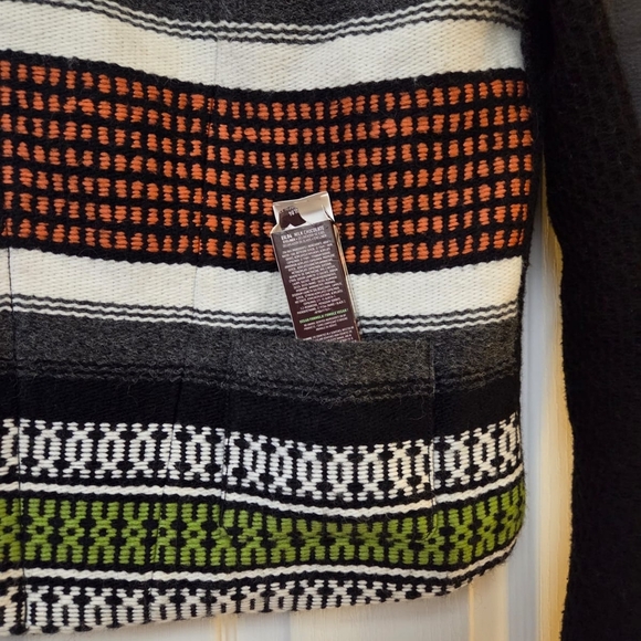 Maje Black Multicolor Patterned Jacket - Picture 9 of 12